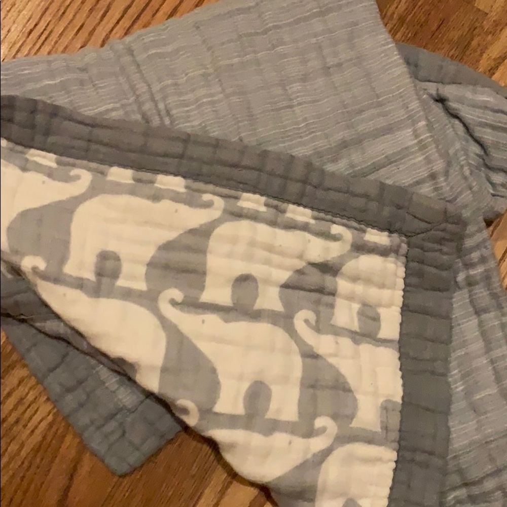 Milk barn baby blanket